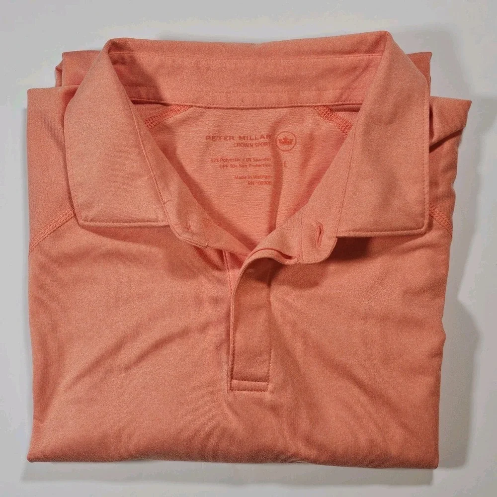 PETER‎ MILLAR Crown Sport Amsterdam Technical Mens Polo Shirt Large